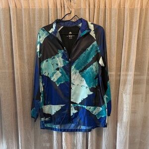 LuLaRoe Rise Black Athletic Zip Hoodie